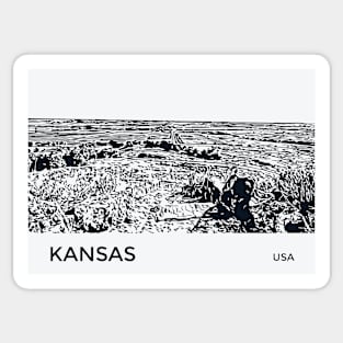 Kansas USA Sticker